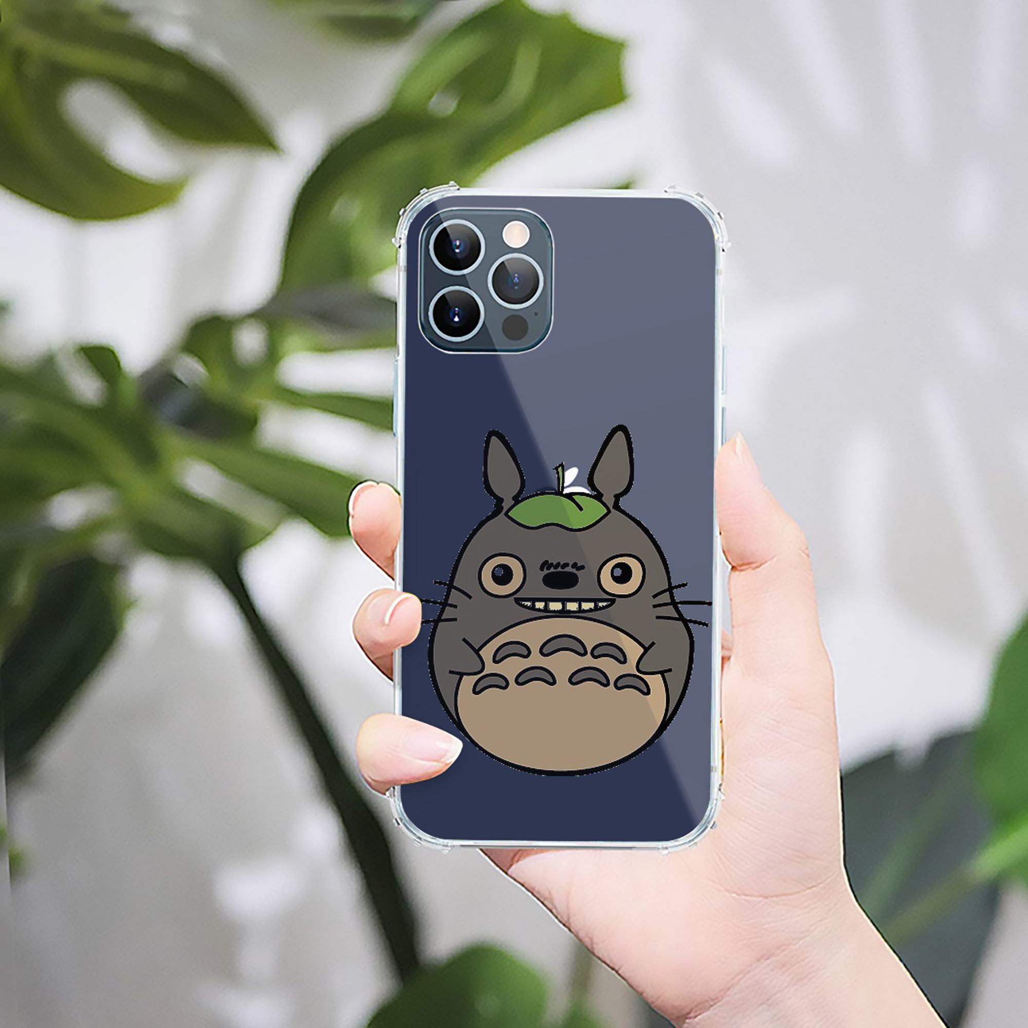 （画像用） となりのトトロ 草壁メイ 草壁サツキ My Neighbor Totoro Satsuki Kusakabe Mei Kusakabe 【iPhone 12シリーズ対応】透明スマホケース（クリアソフトケース）